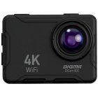 Экшн-камера Digma DC80C DiCam 80C черный видеокамера экшн digma dicam 235