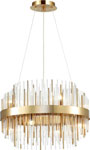 Люстра подвесная Odeon Light HALL, золотой/металл/стекло (4639/8) скатерть жидкое стекло ы прямоугольная 80x120 см золотой