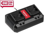 Зарядное устройство Wortex FC 2115-2 ALL1 (18 В, 2.0 А + 2.0 A, 2 слота, стандартная зарядка) (0329182)