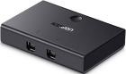 

Сплиттер Ugreen US158 (30345) USB 2.0 Sharing S Witch 2x1, черный