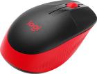 

Мышь беспроводная Logitech M190, красный (910-005908), Красный/черный