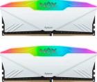 

Оперативная память Apacer DDR4 32GB (2x16GB) 3200MHz NOX RGB WHITE AURA2 (AH4U32G32C28YNWAA-2), Белый