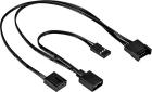

Кабель-адаптер ExeGate EX-CC-F6pARGB-3pARGD+4p, к матплатам с ARGB подсветкой, 6pin ARGB/5V 3pin ARGB + 4pin (EX298128RUS), Черный