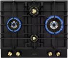 

Газовая варочная панель Hiberg VS 6545 B, Черный блестящий