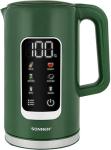

Чайник электрический Sonnen KT-8723EG, 1.7 л, 2200 Вт, изумрудный