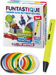 Набор для 3D рисования Funtastique XEON (Желтый) PLA-пластик 7 цветов RP800A YL-PLA-7 набор для 3д творчества funtastique 4в1 для мальчиков новогодний