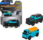 Машинка 1 Toy Transcar Double: полиция – бензовоз, 8 см, блистер