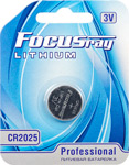 Батарейка FOCUSray CR2025 1 штука батарейка buro lithium cr2025 1 штука блистер