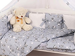 

Комплект в кроватку Amarobaby EXCLUSIVE Soft Collection 101 Барашек 15 предметов AMARO-3015-SCB