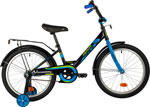 

Велосипед Novatrack 20'' FOREST черный сталь тормоз нож крылья багажник 201FOREST.BK21