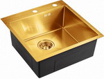 Кухонная мойка Emar EMB-117A PVD Nano Golden кухонная мойка emar emb 125a pvd nano golden