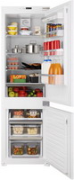 Встраиваемый двухкамерный холодильник Weissgauff WRKI 178 V NoFrost