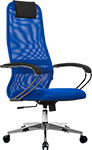 Кресло Metta SU-B-8/подл.131/осн.003 Синий/Синий (z312459067) кресло с перекидной спинкой обивка синий винил с белым кантом 16106b mr