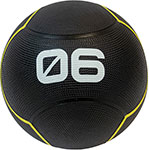 Мяч тренировочный Original FitTools 6 кг  FT-UBMB-6 черный - фото 1