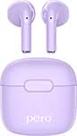 Беспроводные наушники  Pero TWS05 COLORFUL, Purple наушники qumo game cat purple игровые микрофон usb 3 5 мм 2м фиолетовые