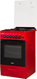 

Комбинированная плита Reex CGE-531969 ecRd красный