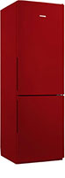 Двухкамерный холодильник Позис RK FNF-170 рубиновый ручки вертикальные - фото 1