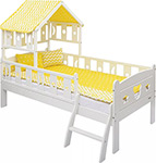 

Детская кроватка Giovanni, DOMMY White/YELLOW GB2020-04 160*80 см
