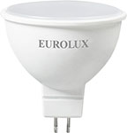 Лампа светодиодная Eurolux LL-E-MR16-7W-230-2 7K-GU5.3 (рефлектор  7Вт  тепл.  GU5.3) белый