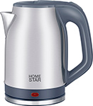 Чайник электрический Homestar HS-1005, 2.3 л, серый (107003)