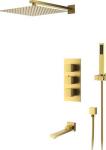 

Душевая система D&K Bayern.Liszt (DA2515607A04) встраиваемая с термостатом, матовое золото