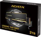 SSD накопитель Adata M.2 LEGEND 960 MAX 2000 Гб PCIe 4.0 ALEG-960M-2TCS