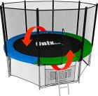 

Батут Unix Line Classic 8 ft (outside), Cиний/желтый