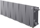 

Водяной радиатор отопления Royal Thermo PianoForte 200 /Silver Satin - 12 секций VDR (НС-1346021), Серебристый