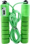 

Скакалка Unix Fit, с механическим счетчиком прыжков, 287 см, зеленая (SPRPWGR), Зеленый