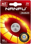 

Батарейка Nanfu CR2025 (1 шт) CR2025-1B