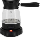 Кофеварка электрическая турка Starwind STG6054, 600 Вт, черный/серебристый