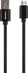 

Кабель Red Line USB-micro USB 2.4А нейлон. оплетка черный (мягкий футляр)