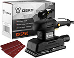 Вибрационная шлифовальная машина Deko DKS250 виброшлифовальная машина deko dks250 250 вт 187х90 мм 11000 кол мин