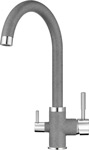 Кухонный смеситель Granula GR-2168 с краном для питьевой воды графит кухонный смеситель granula gr 2088 невысокий с краном для питьевой воды арктик