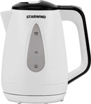 Чайник  Starwind SKP3213 1.7л. 2200Вт белый/черный