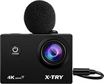 Цифровая камера X-TRY XTC185 EMR BATTERY СЗУ 4K WiFi цифровая камера x try xtc393 emr real 4k wifi battery