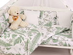 

Комплект в кроватку Amarobaby EXCLUSIVE Soft Collection Папоротники 15 предметов AMARO-3015-SCP