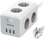 Сетевой фильтр Tessan TS-306 Grey