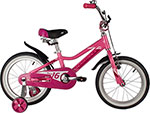 Велосипед Novatrack 16'' NOVARA алюм., розовый, 165ANOVARA.PN22 велосипед novatrack 16 katrina алюм розовый металлик 167akatrina gpn22