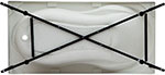 Каркас сварной для ванны Aquanet Nord 140 черный (00175042) каркас сварной для акриловой ванны aquanet vitoria 130x130 00187507
