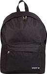Рюкзак Staff STREET универсальный, черный, 38x28x12 см, 226370