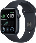 

Умные часы Apple Watch SE (2nd Gen) GPS 44mm Midnight Aluminum Case Starlight Sport Band (MNK03ZP/A)