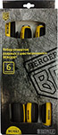 Набор отверток BERGER ударных с шестигранником 6 предметов BG 1067