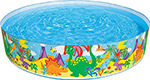 Детский каркасный бассейн Intex ''Динозавр'' 58472NP детский бассейн intex рыбки 57470
