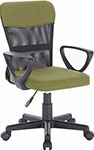 Кресло Brabix ''Jet MG-315'', с подлокотниками, зеленое, 531841 кресло с подлокотниками brabix fly mg 396 сетка оранжевое черное 532084