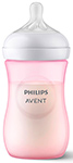 Бутылочка для кормления Philips Avent Natural Response, SCY903/11, 260 мл, 1 мес+, розовая бутылочка для кормления philips avent natural response scy903 01 260 мл 1 мес