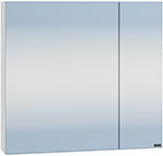 Универсальный зеркальный шкаф СаНта Аврора 70 (700334) универсальный зеркальный шкаф санта аврора 60 700333