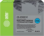 Картридж струйный Cactus (CS-C9351C) для HP Deskjet 3920/3940/officeJet4315, черный картридж cactus cs c9352 для 22 hp deskjet 3920 3940 d1360 d1460 d1470 трехцветный