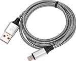 Кабель  Rexant USB-Lightning, нейлон, black-blue-yellow/ 1 м кабель in akustik premium video rca rca 1м blue silver