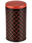 Банка металлическая Mallony CLASSICO NERO, для сыпучих продуктов, 105х185 см, круглая, с крышкой (104872)